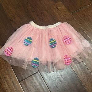 Pink Easter Egg Kids Skirt